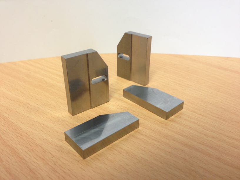 Precision ground steel fixture blocks