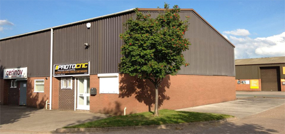 The ProtoCNC Precision Engineers unit on Fenton Industrial Estate, Stoke-on-Trent